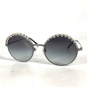 CHANEL 4234-H CC CC Mark Pearl glasses glasses eyewear sunglasses Metal Black